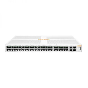מתג POE מ-1930 עם 48 פורטים גיגה + 4 אופטיים גיגה HPE JL686A Aruba IOn 1930 48G 2SFP PoE+ 370W Switch