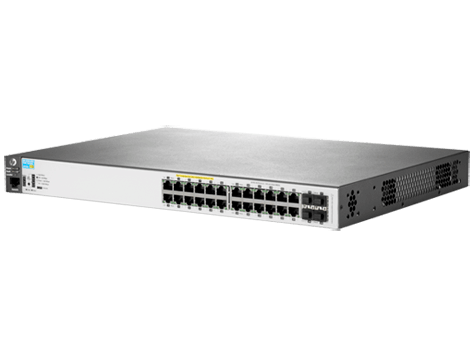 מתג POE מ-2530 כולל 24 פורטים גיגה + 4 אופטים גיגה HPE J9773A HP 2530-24G-PoE+(195W),2GDP-SFP,L-2,FM,LT (2)