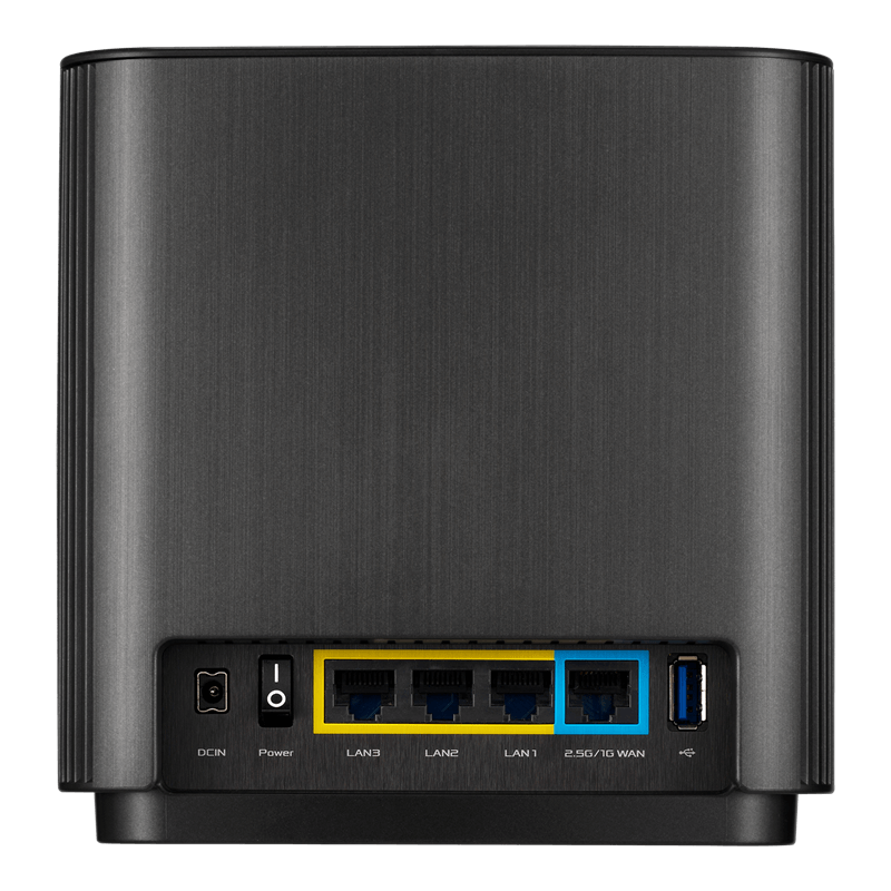 נתב WIFI מערכת ZenWiFi AX Mini מורכבת מנתב AC1500 אחד ושני צמתים מתרחבים מאובטחים ASUS B-1-PK XT8 (11)