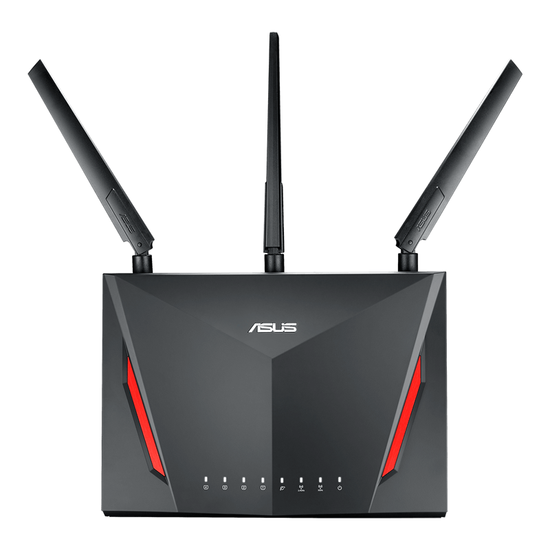 נתב גיימינג עם Gigabit WiFi בעל שני תחומי תדרים עם MU-MIMO AiMesh למערכת WiFi אבטחת רשת AiProtection מאיץ גיימינג ASUS RT- (4)