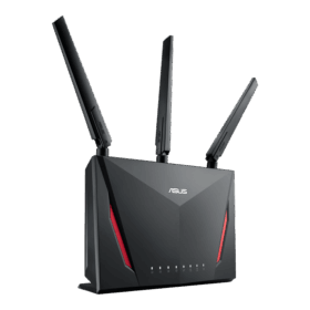נתב גיימינג עם Gigabit WiFi בעל שני תחומי תדרים עם MU-MIMO AiMesh למערכת WiFi אבטחת רשת AiProtection מאיץ גיימינג ASUS RT-AC (1)