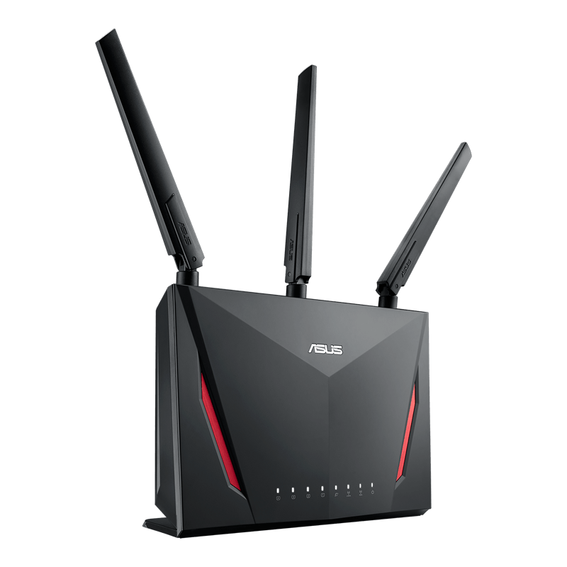 נתב גיימינג עם Gigabit WiFi בעל שני תחומי תדרים עם MU-MIMO AiMesh למערכת WiFi אבטחת רשת AiProtection מאיץ גיימינג ASUS RT-AC (1)