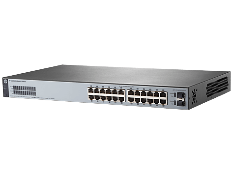 רכזת רשת 24 פורטים גיגה + 2 אופטיים גיגה HPE J9980A 1820 24G Switch (1)