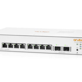 רכזת רשת 8 פורטים גיגה + 2 אופטיים גיגה HPE JL680A Aruba IOn 1930 8G 2SFP Switch