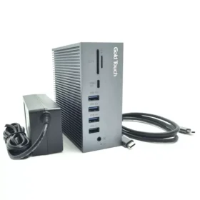 תחנת עגינה למסכים משולשים חיבור USB ו Type-C תמיכה במערכת הפעלה Gold Touch | SU-C310