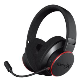 אוזניות חוטיות + מיקרופון 7.1 USB למשחקים עבור PS4, Xbox One, Nintendo Switch ומחשב Creative HS-H6-BK USB
