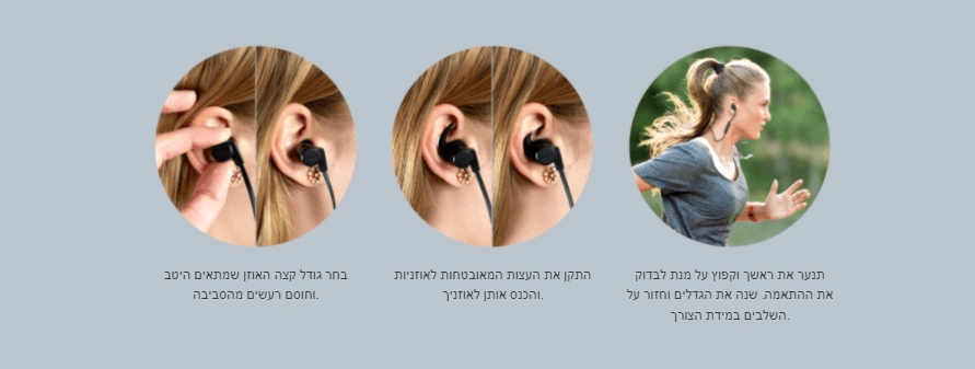 אוזניות תוך אוזן בלוטוס חסינות זיעה ואפשרויות מגוונות באוזניה כולל חיי סוללה ארוכים Creative HS-OUTLIER-O-V2 Bluetooth