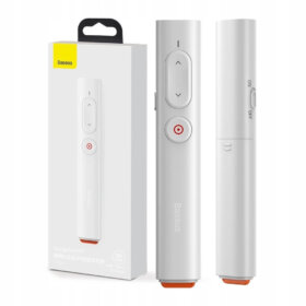 לייזר מצביע מרחוק למחשב ממשק USB ו Type-C כפול בצבע לבן Baseus ACFYB-A02 (3)