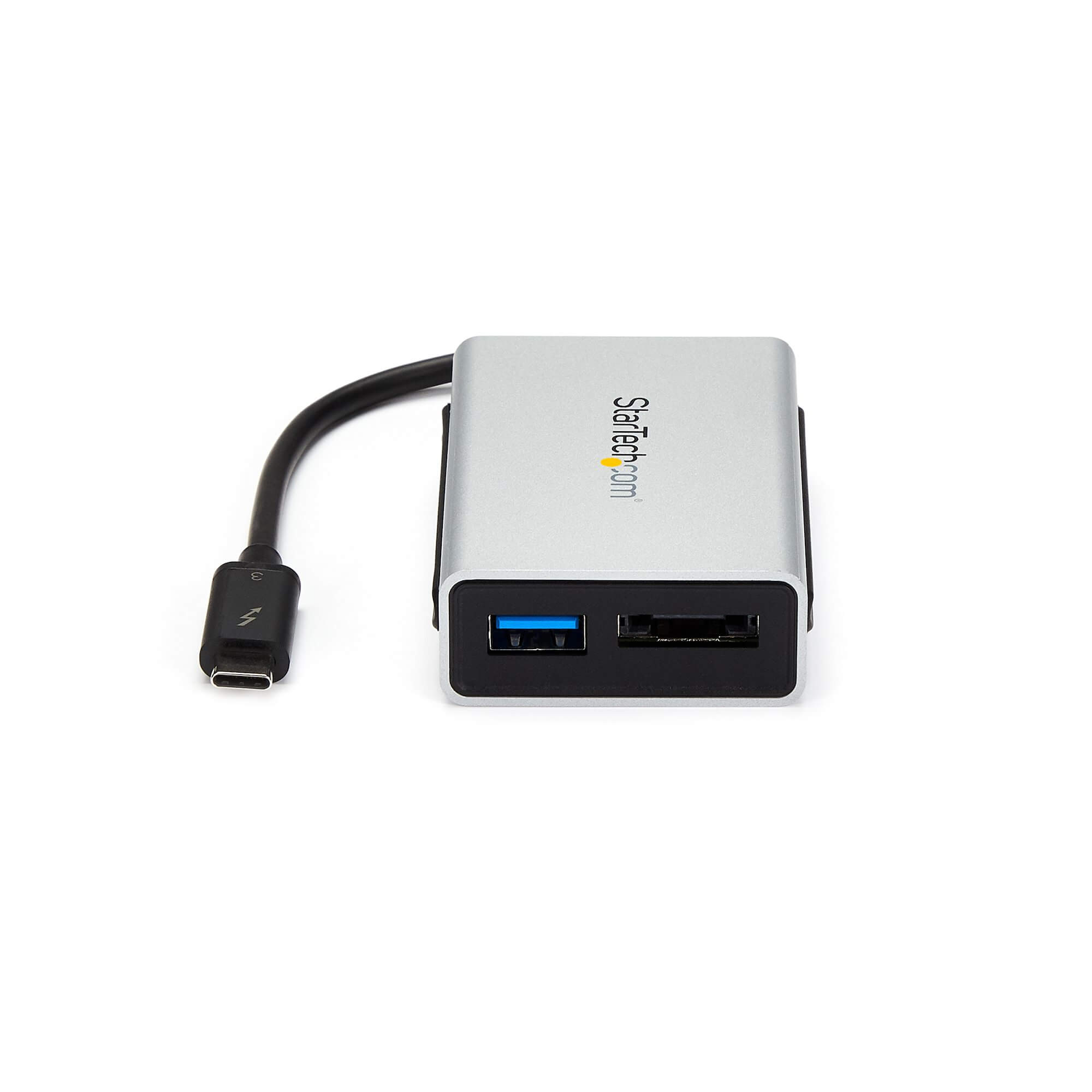 מתאם Thunderbolt 3 ל-eSATA + יציאת USB 3.1 (10Gbps) - Mac Windows בצבע לבן StarTech TB3ESATU31 (1)