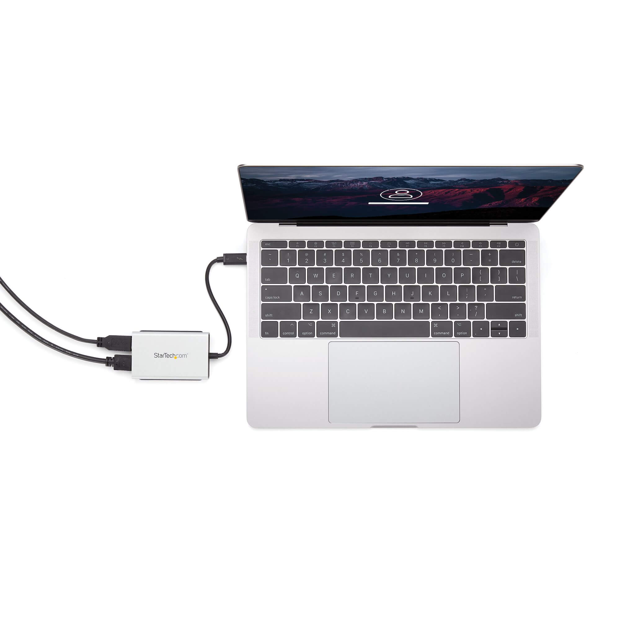 מתאם Thunderbolt 3 ל-eSATA + יציאת USB 3.1 (10Gbps) - Mac Windows בצבע לבן StarTech TB3ESATU31 (4)