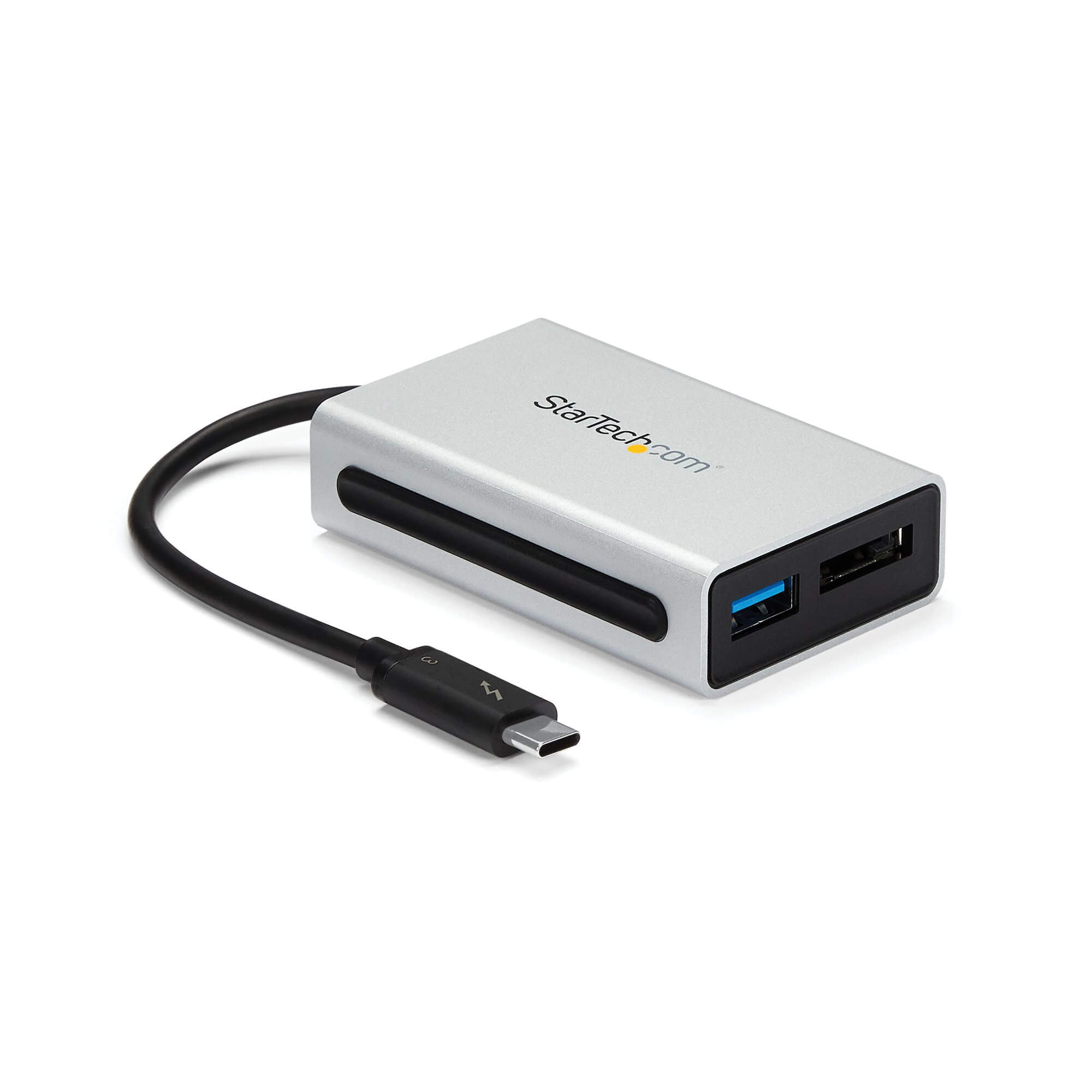 מתאם Thunderbolt 3 ל-eSATA + יציאת USB 3.1 (10Gbps) - Mac Windows בצבע לבן StarTech TB3ESATU31 (5)