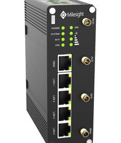 נתב סלולר תעשייתי רשת 5G LTE כולל WIFI ו- GPS ניתן לניהול ומאובטח Milesight UR75-L04EU-G-W (5)
