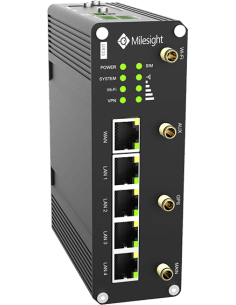 נתב סלולר תעשייתי רשת 5G LTE כולל WIFI ו- GPS ניתן לניהול ומאובטח Milesight UR75-L04EU-G-W (5)