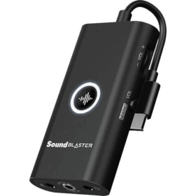 קונסולה חיצונית ניידת למשחקים USB-C DAC מגבר עבור PS4™, PS5™, PC ו-Mac כולל תוכנת לוח בקרה Creative SB-G3 (5)