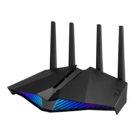 ראוטר קישוריות WiFi 6 רבת-עוצמה טווח גדול יותר מתאים לגיימרים כולל אבטחה ברמה מסחרית ASUS RT-AX82U (1)
