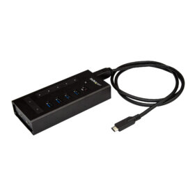 רכזת Type-C עם 7 יציאות טעינה מהירה SuperSpeed ​​5Gbps בצבע שחור StarTech HB30C5A2CST (3)