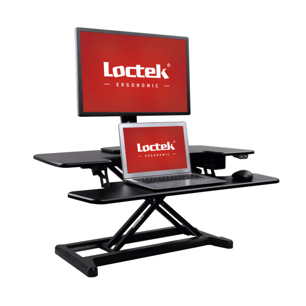 שולחן עבודה מתכוונן לעבודה בעמידה ובישיבה Loctek MT107M SITSTAND (2)