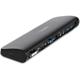 תחנת עגינה USB 3.0 עם צג כפול עם HDMI ו-DVIVGA בצבע שחור StarTech USB3SDOCKHDV (7)