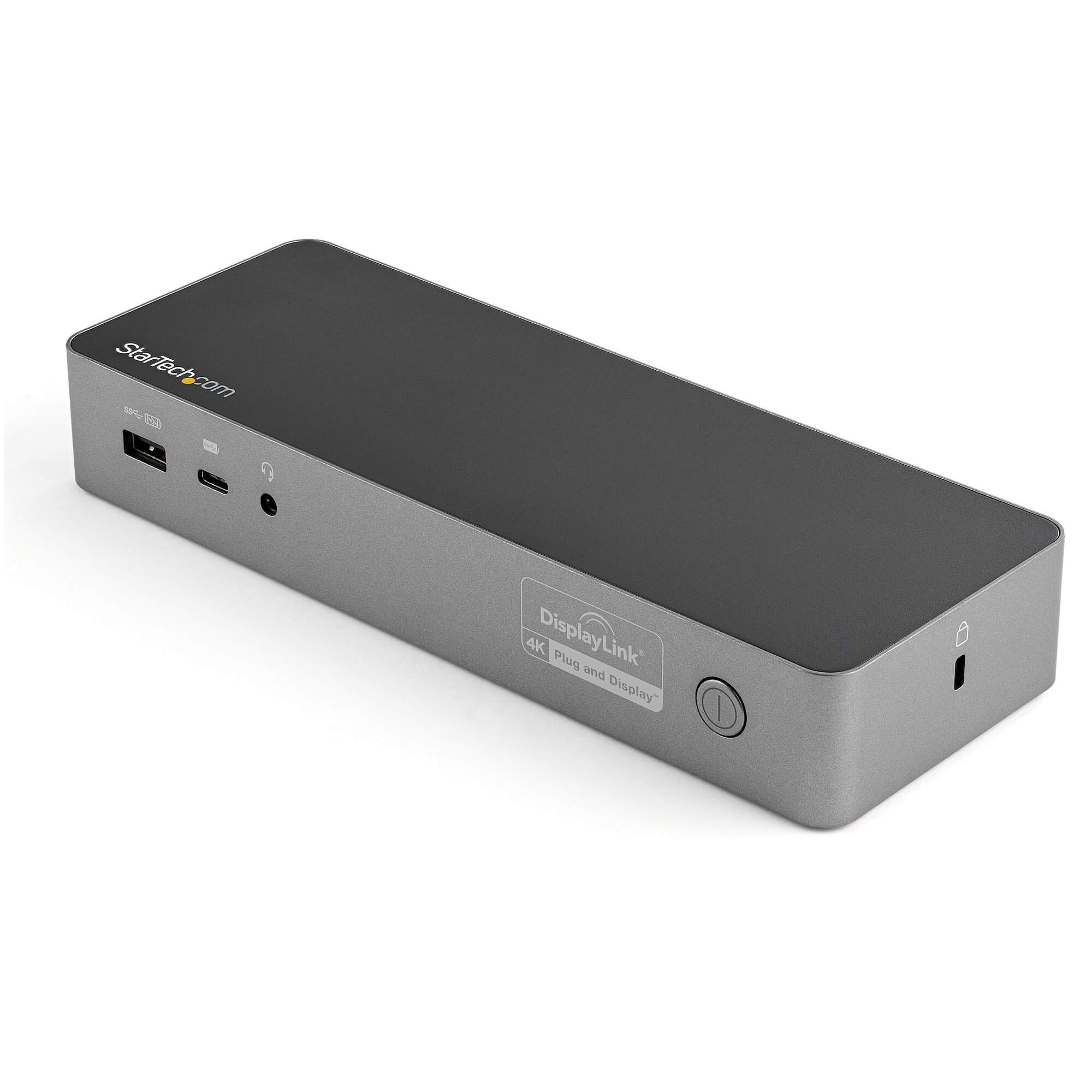 תחנת עגינה אוניברסלית היברידית למחשב USB-C ו-USB-A ברזולוצייה 4K60Hz בצבע אפור StarTech DK30C2DPEP (2)