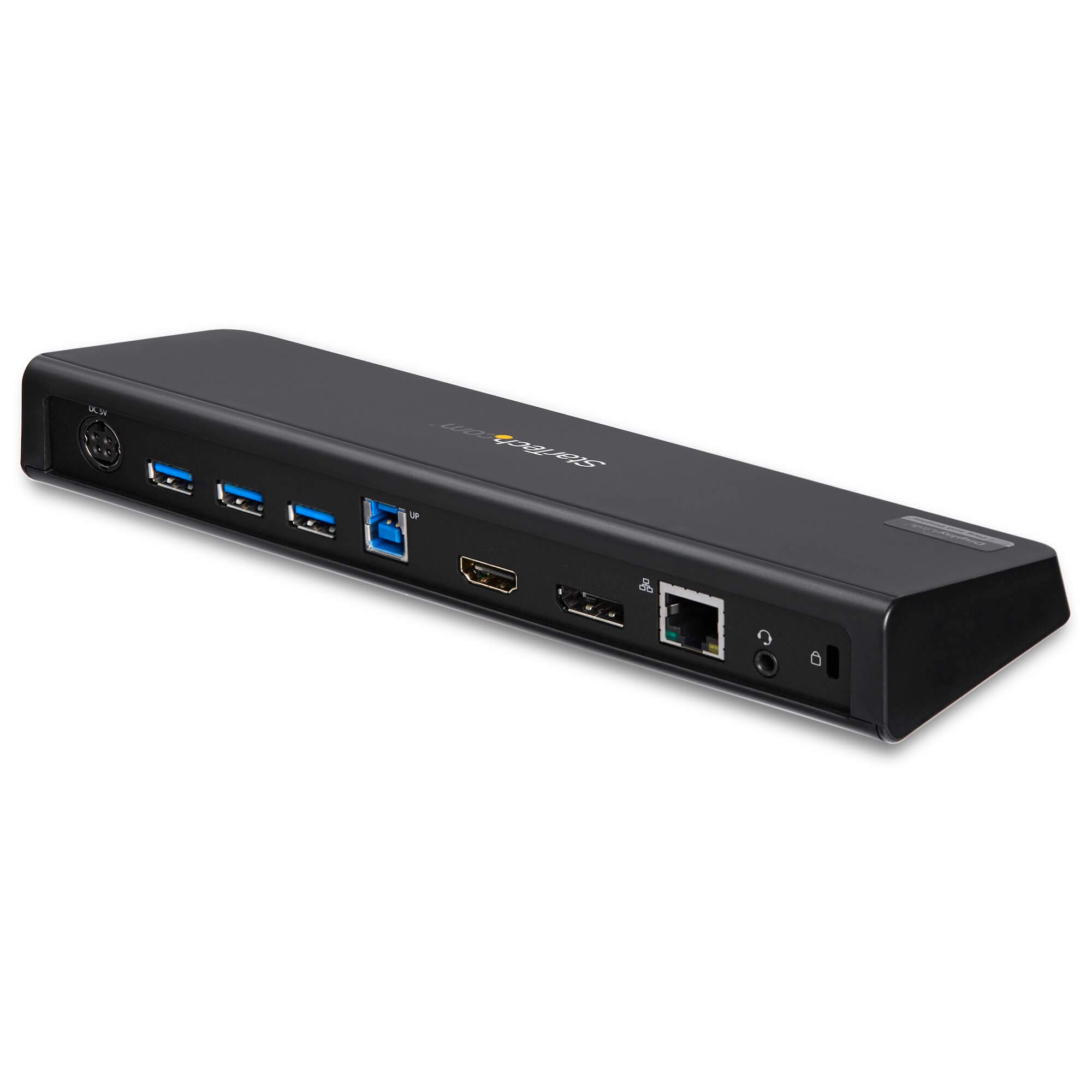 תחנת עגינה אוניברסלית למחשב נייד צג כפול עם HDMI ו-USB 3.0 ברזולוציה 4K בצבע שחור StarTech USB3DOCKHDPC (2)