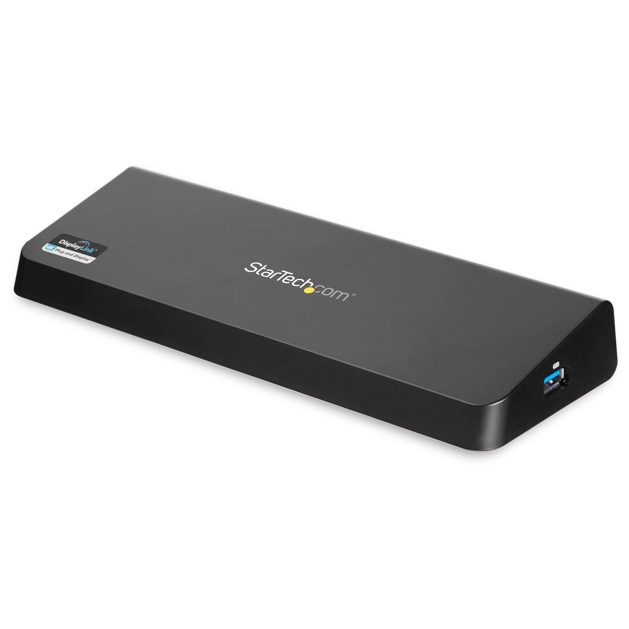 תחנת עגינה אוניברסלית למחשב נייד צג כפול עם HDMI ו-USB 3.0 ברזולוציה 4K בצבע שחור StarTech USB3DOCKHDPC (5)