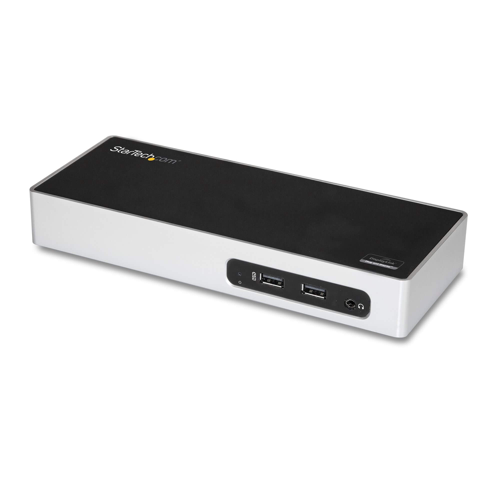 תחנת עגינה למחשב נייד עם מסך כפול עם וידאו USB 3.0 בצבע שחור StarTech DK30ADD (2)