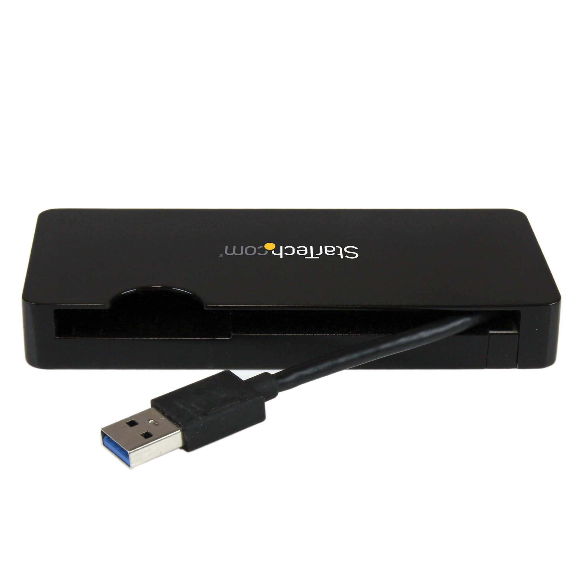 תחנת עגינה לנסיעות למחשבים ניידים - HDMI או VGA - USB 3.0 בצבע שחור StarTech USB3SMDOCKHV (3)