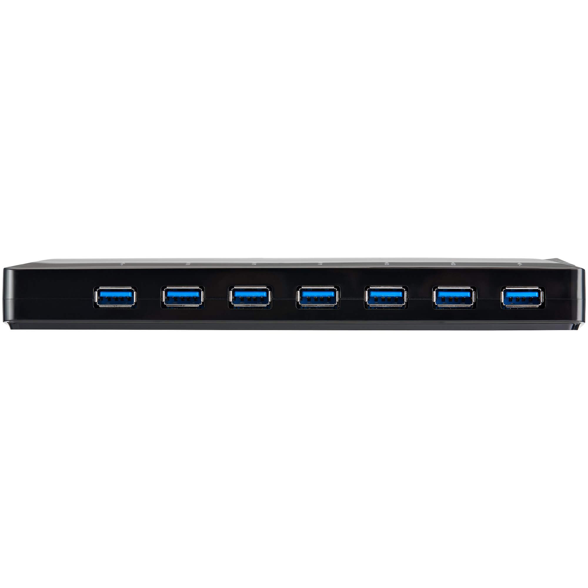 תחנת עגינה רכזת USB 3.0 עם 7 יציאות בתוספת יציאות טעינה ייעודיות - 2 יציאות 2.4A בצבע שחור StarTech ST93007U2C (1)
