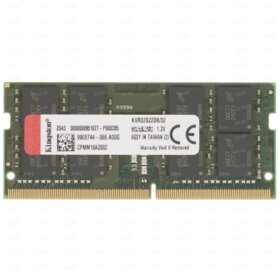 זיכרון למחשב נייד קינגסטון Kingston | KVR32S22D8/32 | SO-DIMM Memory 32GB | DDR4 | 3200Mhz
