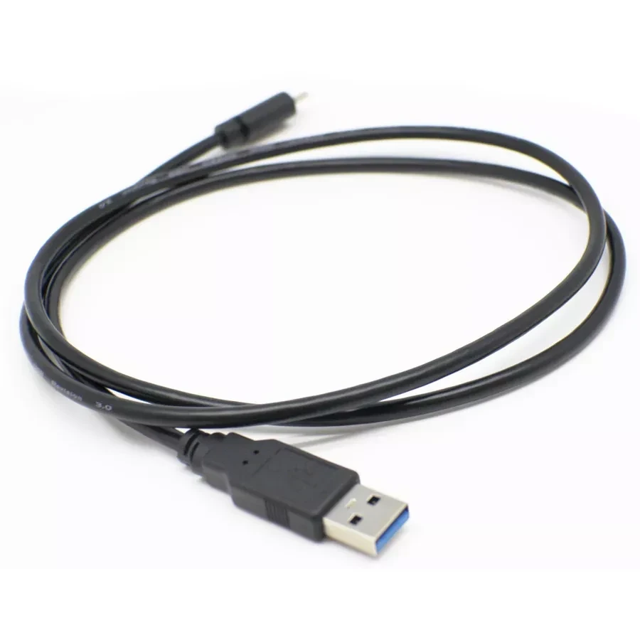 כבל חיבור USB3.0 ל Type-C אורך הכבל 2 מטר גולד-טאץ' Gold Touch | CH-USB3-C/AM-2-B | USB3.0 A To USB3.1 C M/M Black-2m