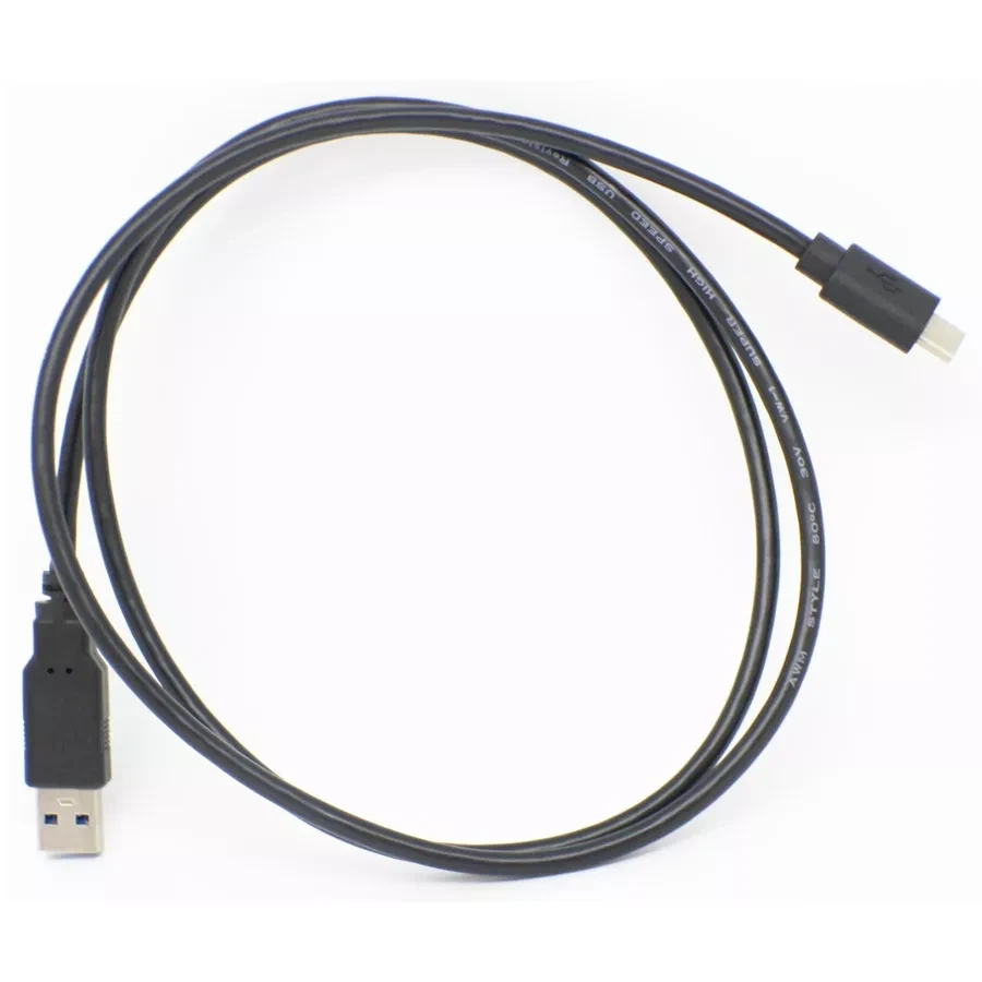 כבל חיבור USB3.0 ל Type-C אורך הכבל 2 מטר גולד-טאץ' Gold Touch | CH-USB3-C/AM-2-B | USB3.0 A To USB3.1 C M/M Black-2m