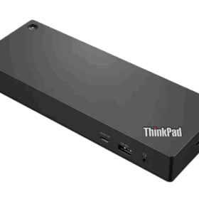 תחנת עגינה ThinkPad Universal Thunderbolt 4 Dock מגוון חיבורים העברת נתונים גבוהה בצבע אפור Lenovo 40B00135US (2)