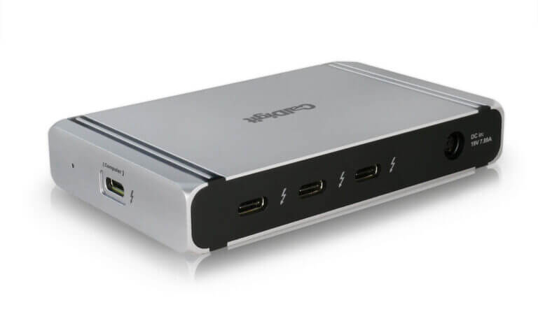 תחנת עגינה Thunderbolt 4 חיבור USB-C עם 8 חיבורים ברזולוציה 8K טעינה 60W עם כבל 0.8 מטר בצבע שחור CalDigit B08FF7X3BY (3)