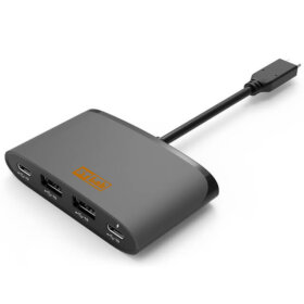 תחנת עגינה חיבור Type-C מהירות 10Gbps תומכת טעינה ST-Lab U2430 USB Hub PD
