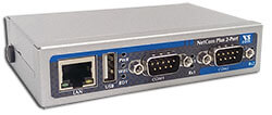 2 יציאות RS232 Ethernet לשרת התקנים טורי VSCOM NetCom PLUS 213 801140