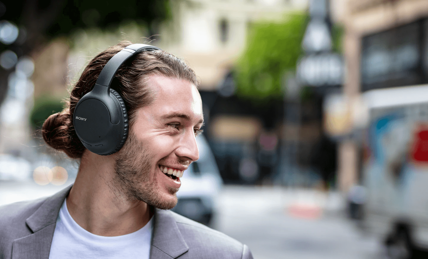 אוזניות אלחוטיות סוני עם ביטול רעשים SONY WH-CH710N AINC Bluetooth Headphones