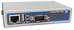 יציאה 1 RS232 Ethernet לשרת התקנים טורי VSCOM NetCom Plus 111 801100