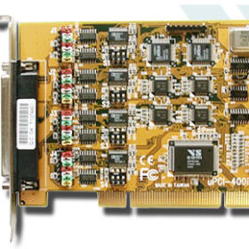 כרטיס UPCI כולל 4 יציאות 4xRS232, RS422485 חזק VSCOM VScom 400I UPCI 820180