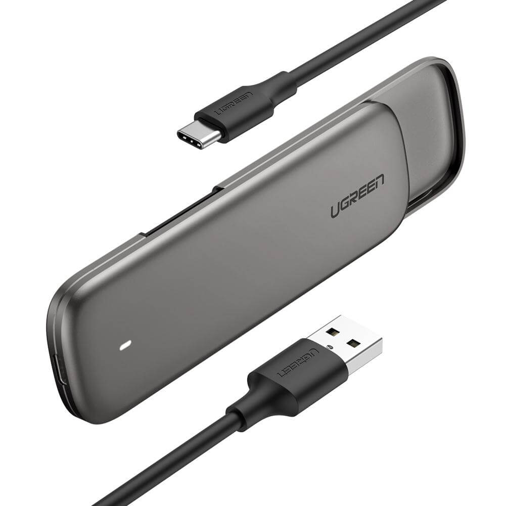 מארז חיצוני יוגרין Ugreen 60355 M.2 SATA NGFF SSD External Enclosure