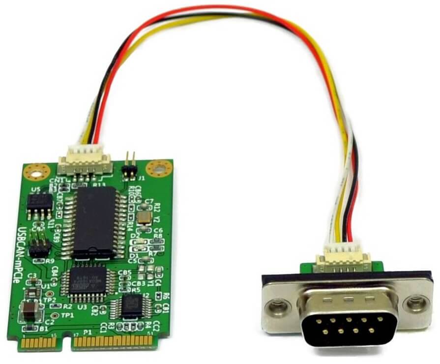 מתאם USB-CAN Plus mPCIe אופטי מבודד ניתן להרכיב פרוטוקלים VSCOM VScom USB-CAN Plus mPCIe 830108