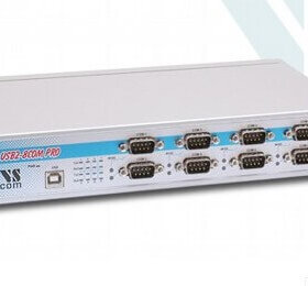 מתאם USB ל-8 יציאות RS232422485 בצבע לבן VSCOM VScom USB 8COM-PRO 850230