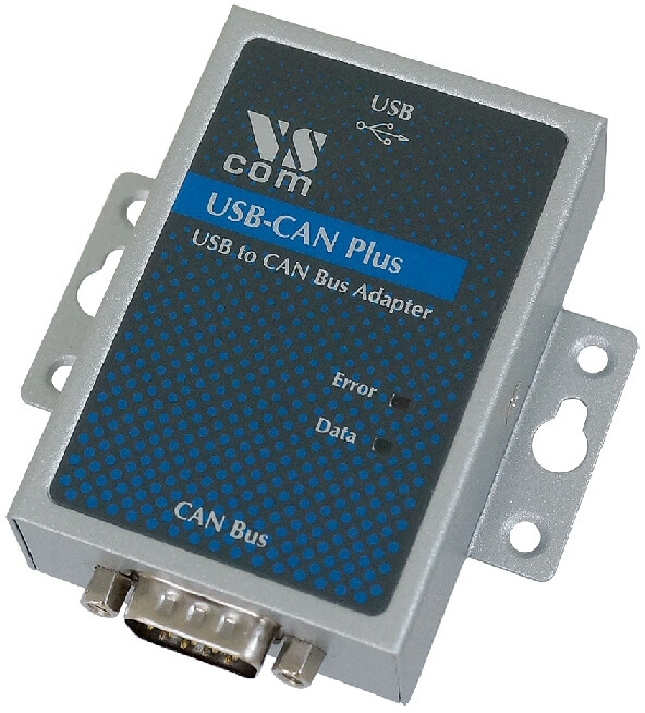 מתאם USB ל CAN Bus אופטי מבודד ניתן להרכיב פרוטוקלים VSCOM VScom USB-CAN Plus ISO 830105 (1)