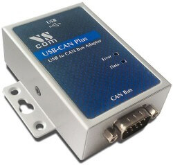 מתאם USB ל CAN Bus אופטי מבודד ניתן להרכיב פרוטוקלים VSCOM VScom USB-CAN Plus ISO 830105 (2)