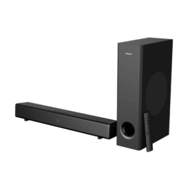 רמקול שולחני עם חיבורי Bluetooth ®, כניסת AUX ו-USB ו- MP3 כולל שלט סאב וופר לטלוויזיה Creative SPK-STAGE-V2 SoundBar