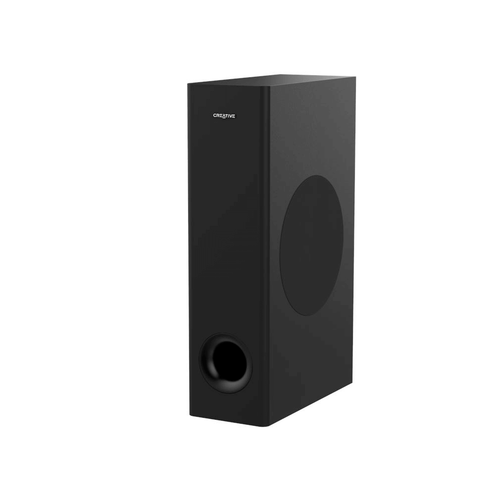 רמקול שולחני עם חיבורי Bluetooth ®, כניסת AUX ו-USB ו- MP3 כולל שלט סאב וופר לטלוויזיה Creative SPK-STAGE-V2 SoundBar