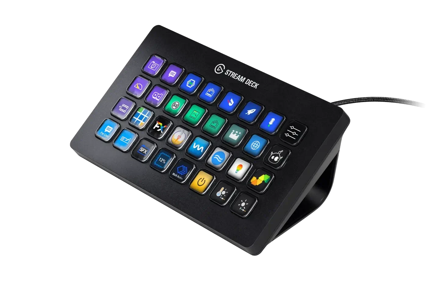 שלט חיבור Type-C בצבע שחור ELGATO 10GAT9901 Stream Deck XL (1)