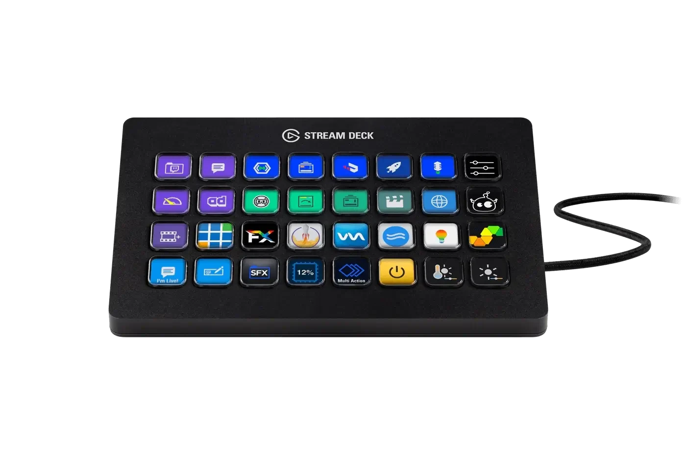 שלט חיבור Type-C בצבע שחור ELGATO 10GAT9901 Stream Deck XL (3)