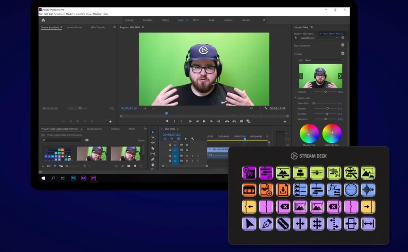 שלט חיבור Type-C בצבע שחור ELGATO 10GAT9901 Stream Deck XL (4)