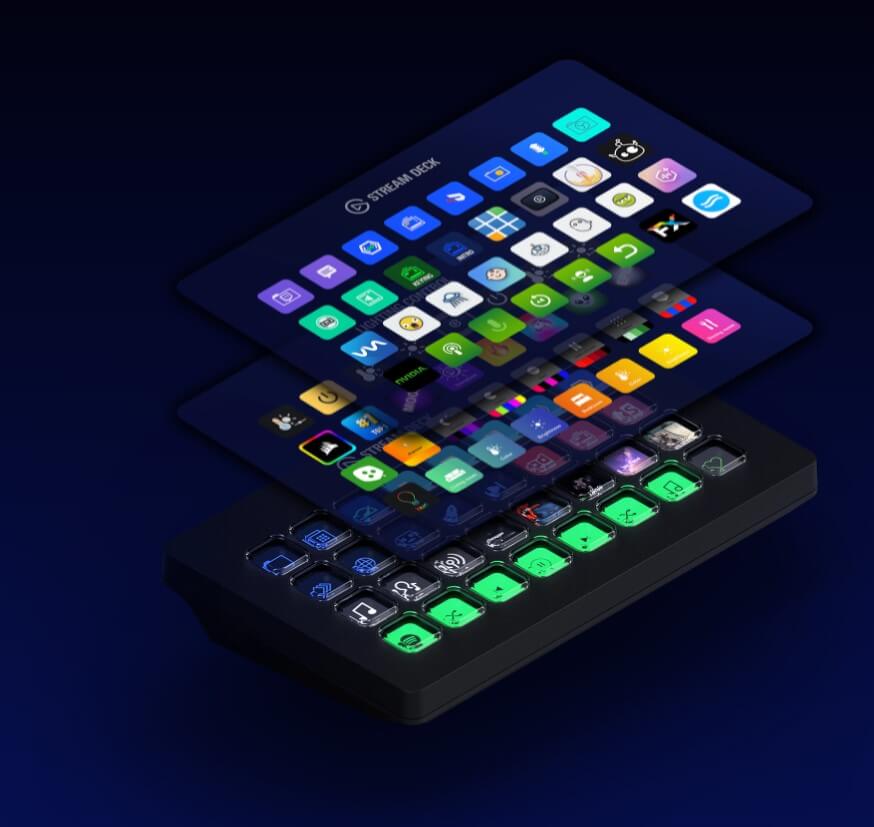 שלט חיבור Type-C בצבע שחור ELGATO 10GAT9901 Stream Deck XL (6)