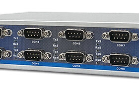 שרת IP לשליטה ב-8 יציאות RS232 כולל TCPIP USB בצבע לבן VSCOM ModGate Plus 813 800330